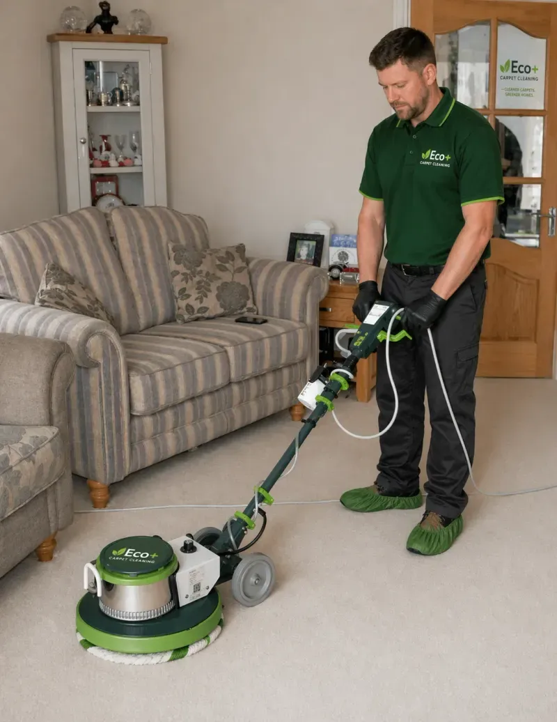 Professional carpet cleaning result 1